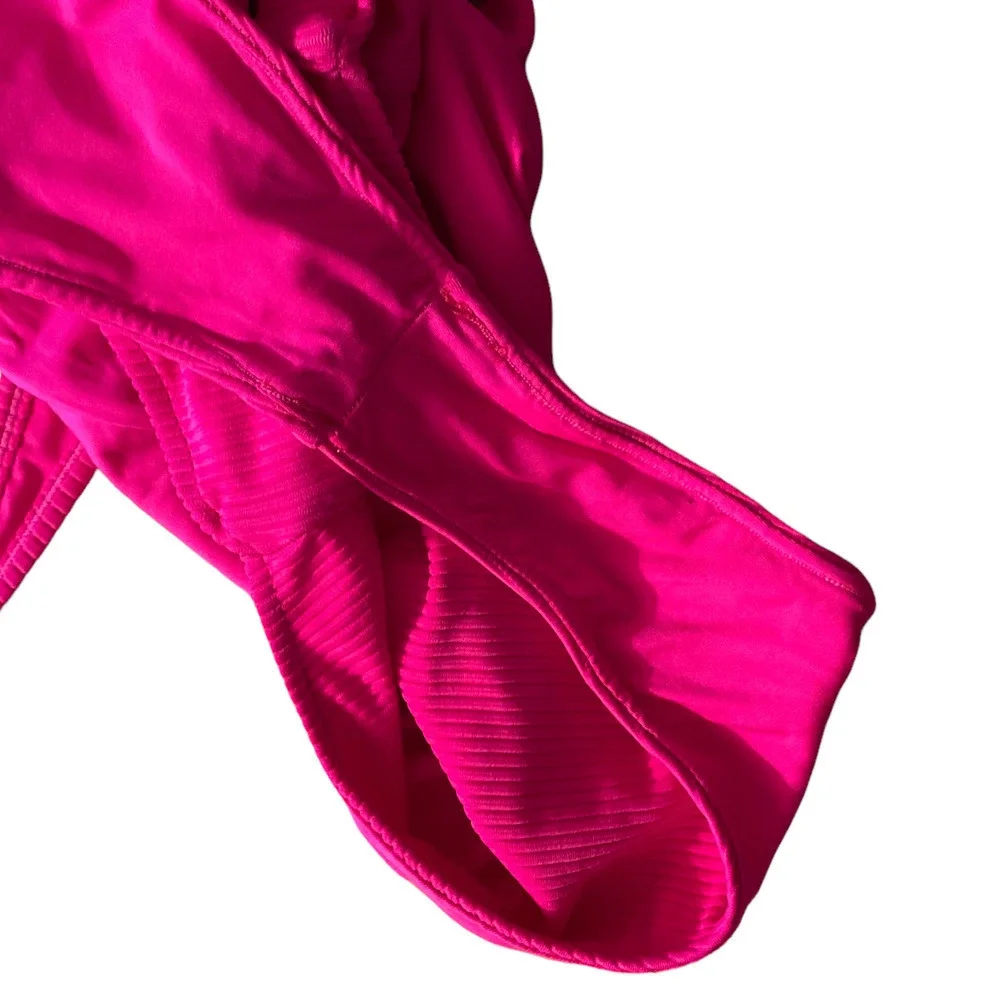 Frankies Bikinis Cody Cutout One-Piece iSwimsuit n Pink NWT Size XS